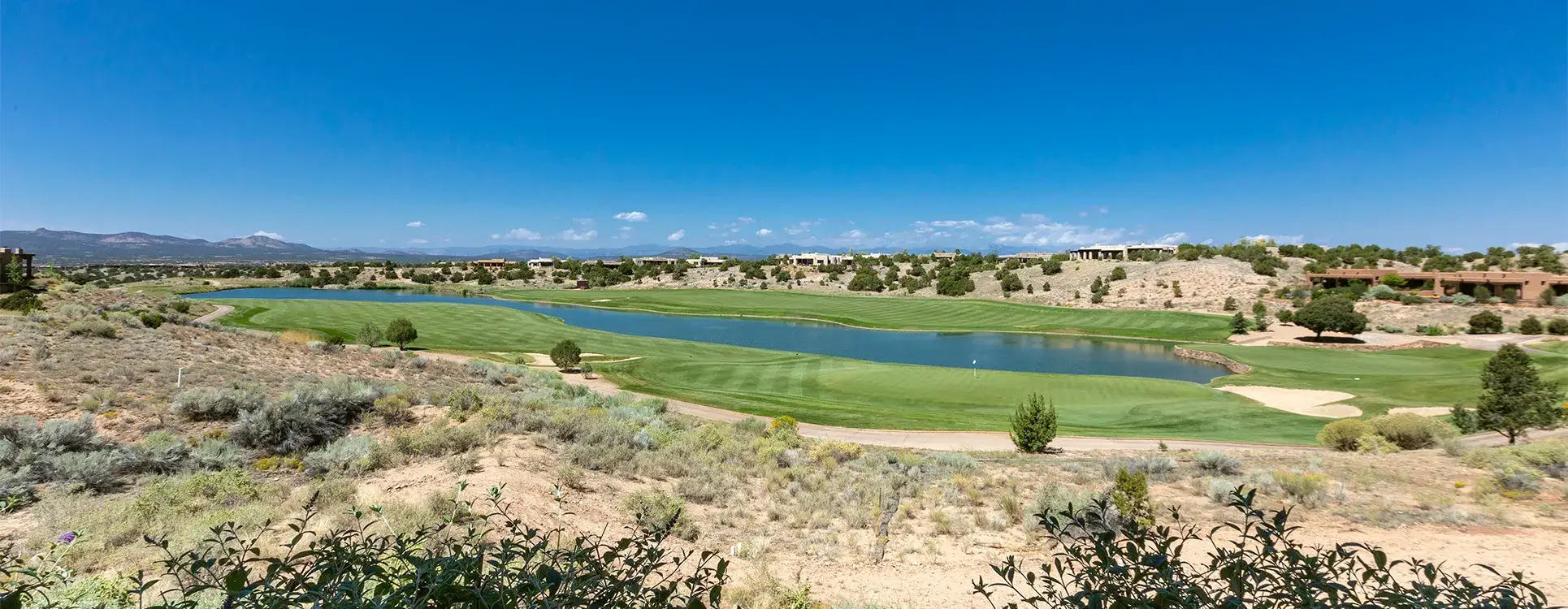 View of stunning Santa Fe golf course
